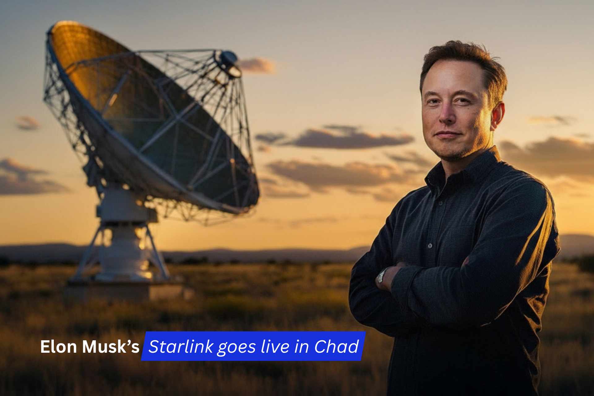 Elon Musk’s Starlink Goes Live in Chad